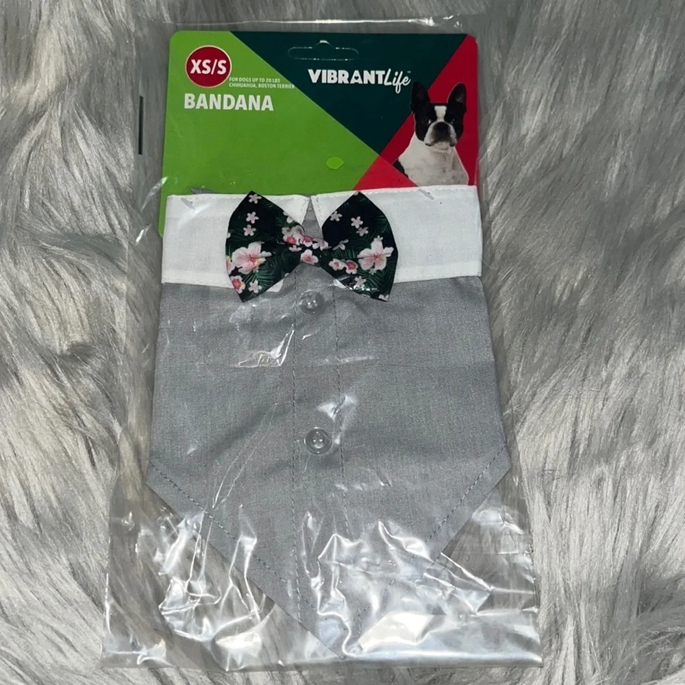Vibrant Life Dog Suit & Tie Bandana